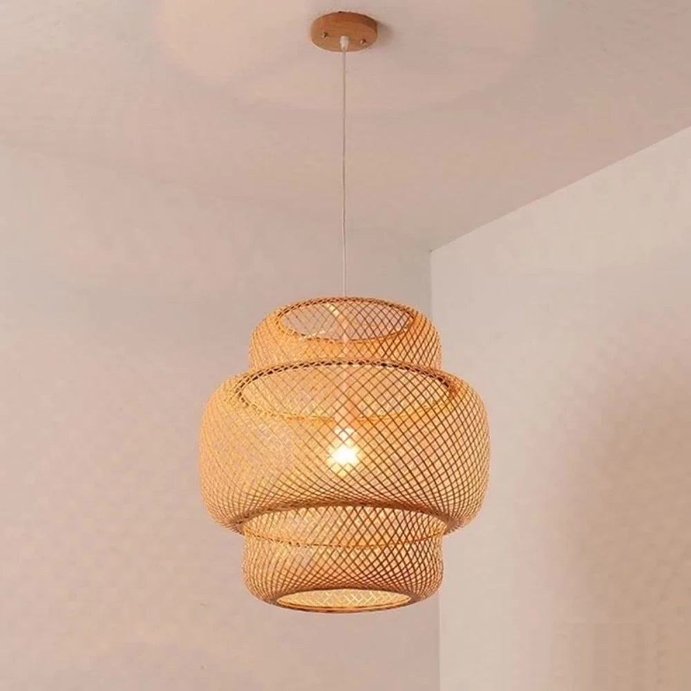 Elegant Weaving Hanging Lighting for Home & Restaurant