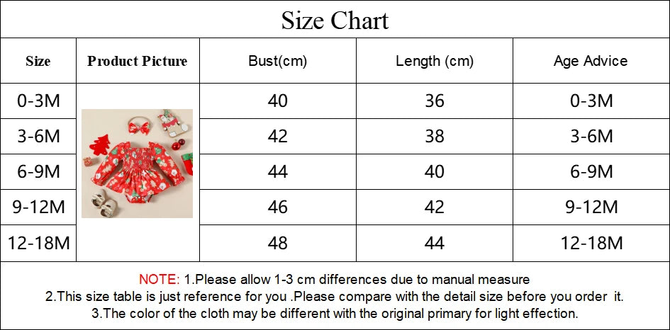 Cute Baby Girl Christmas Party Dress for Infants
