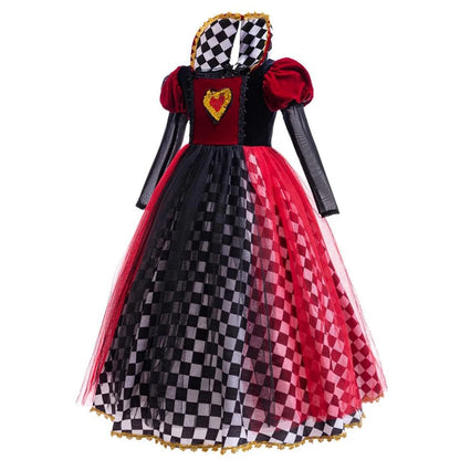 Halloween Witch & Queen of Hearts Cosplay Dress