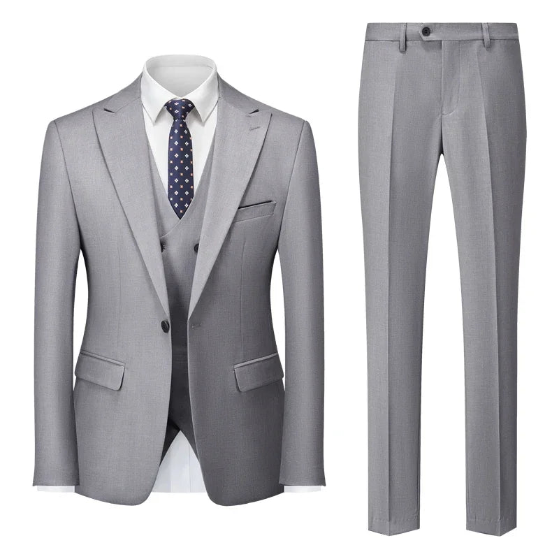 Groom & Business Wear – Italian Slim Gentleman Suit Blazer