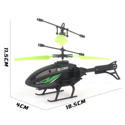 Wrist Induction Drone – Mini RC Helicopter for Kids with Impact Protection
