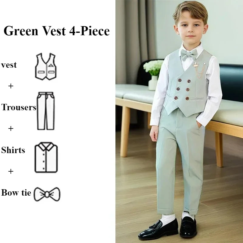 Boys’ Classic Formal Wear – Wedding, Birthday & Evening Outfit