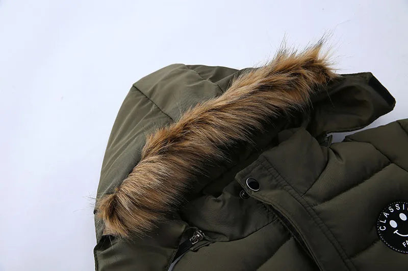 Baby Boys' Winter Coat – Warm Hooded Outerwear (2–6Y)