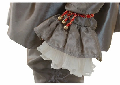 Stephen King Pennywise Cosplay – Men & Women Joker Clown Halloween Uniform