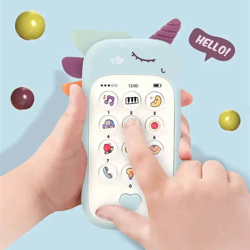 Baby Mobile Phone Toy – Musical Teether & Early Education Gift