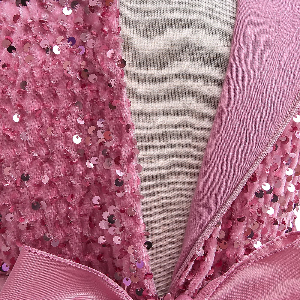 Princess Girls’ Sequined Bow Dress – Birthday