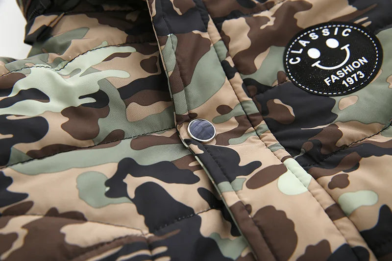 Baby Boys' Winter Coat – Warm Hooded Outerwear (2–6Y)