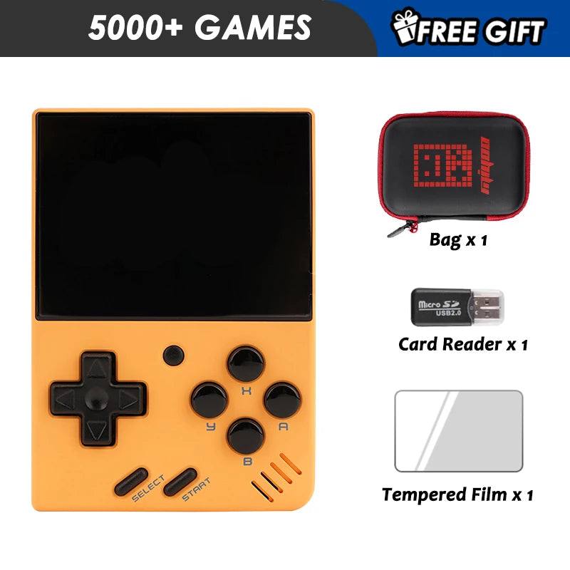 Mini V4 Handheld Retro Console: 2.8'' IPS, 2000mAh, Linux Gaming