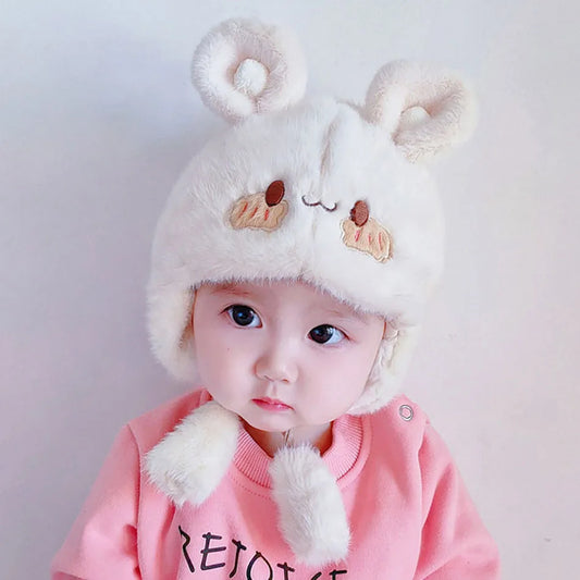 Comfy Plush Hat for Babies – Cold Weather