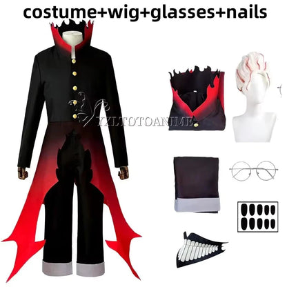 Ken Takakura Halloween Cosplay – Dandadan Party Anime Costume with Wig
