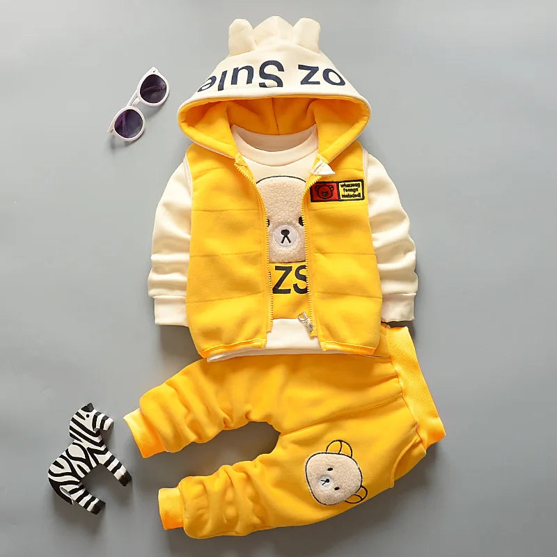 Kids 3PCS Casual Clothing Set – Autumn/Winter