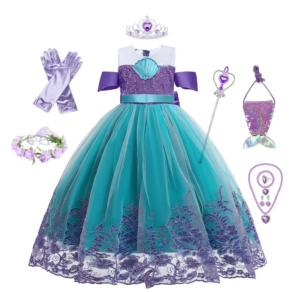 Cute Ariel Dress – Little Mermaid Cosplay & Party Outfit