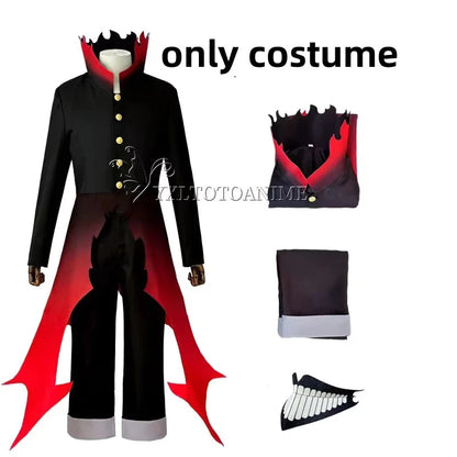 Ken Takakura Halloween Cosplay – Dandadan Party Anime Costume with Wig