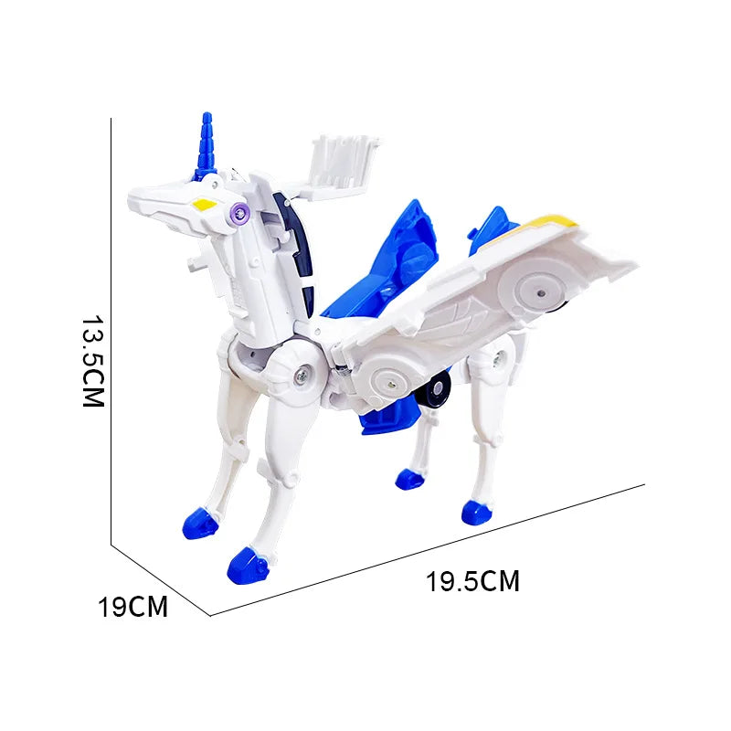 Magic Pegasus Unicorn Transforming Robot – Magnetic Deformation Toy for Kids!