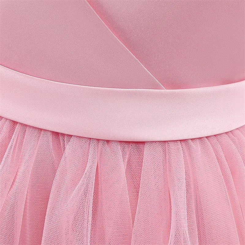 Elegant Girls Long Prom & Party Dress (5–14Y)