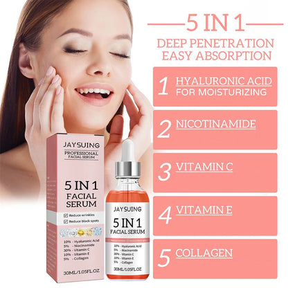 5-in-1 Radiance Booster: Firming & Moisturizing Face Serum