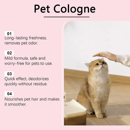 YEGBONG Pet Cologne – Baby Powder Scent, Long-Lasting Freshness & Odor Control