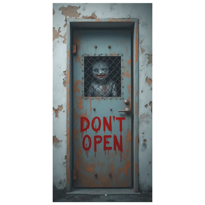 Halloween Door Banner – Scary Moon Night & Cemetery Scene