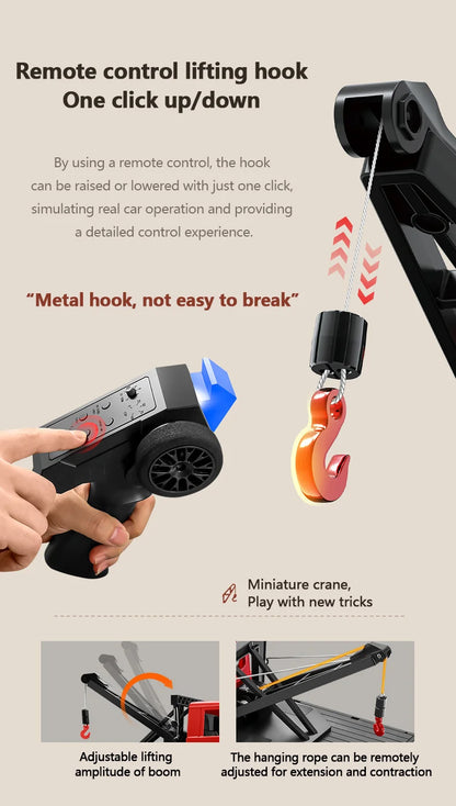 MN82T RC Truck – 1:12 Scale Off-Road Climbing Car for Christmas Gift