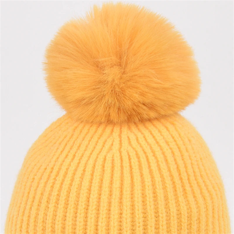 Warm Knit Bear Hat – Baby & Toddler Cap