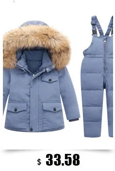 Baby Winter Overalls – Hooded Ski Suit for Cold Weather