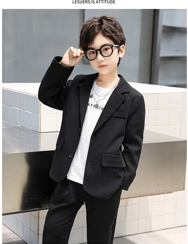 Children’s Elegant Blazer Set – Boys’ Formal Outfit for Parties & Events
