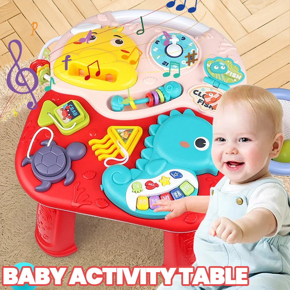 Baby Activity Table – Musical Sensory Toy for Development & Fun!