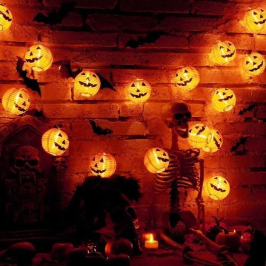 Halloween Pumpkin Lights – LED String for Garden & Party Decor