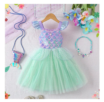 Princess Sequin Dress – Baby Girl Summer Fantasy
