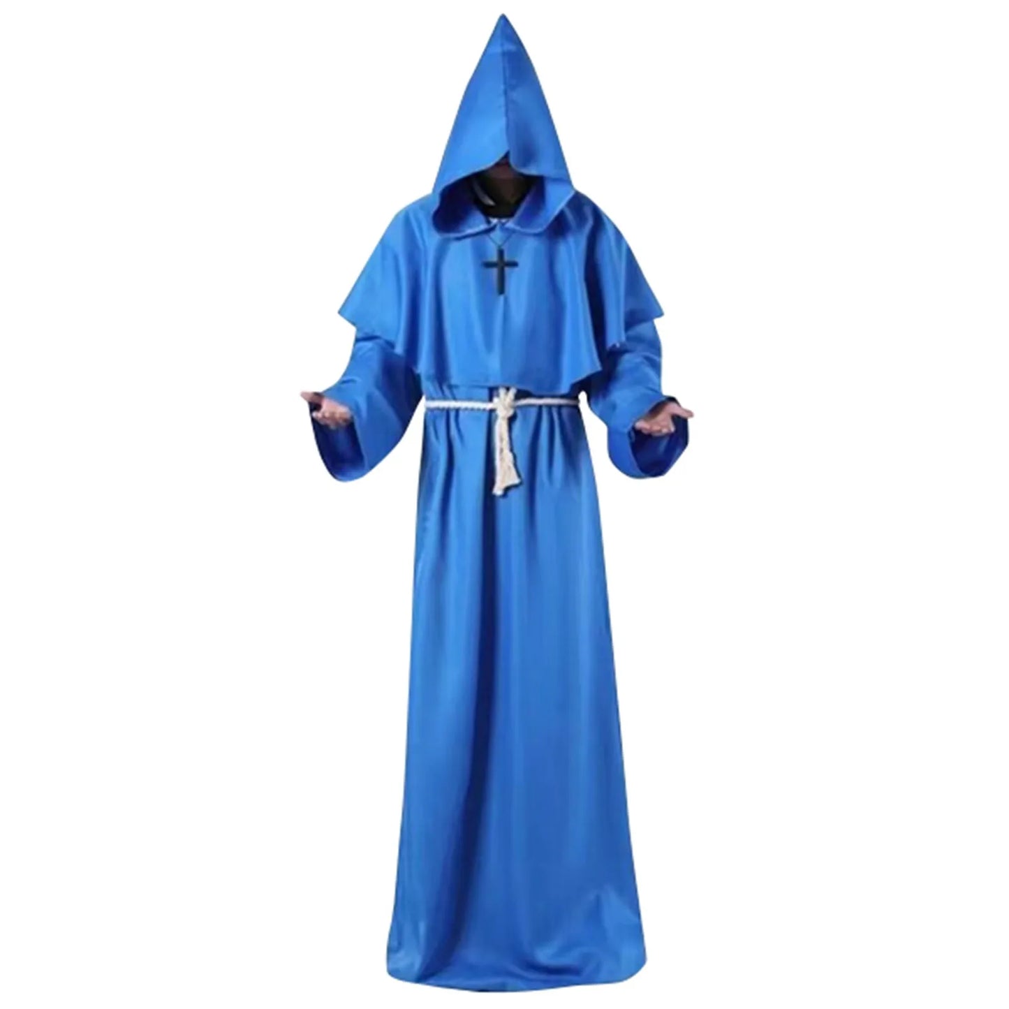 Monk Cosplay Outfit – Medieval Robe for Priest, Wizard & Costume Play