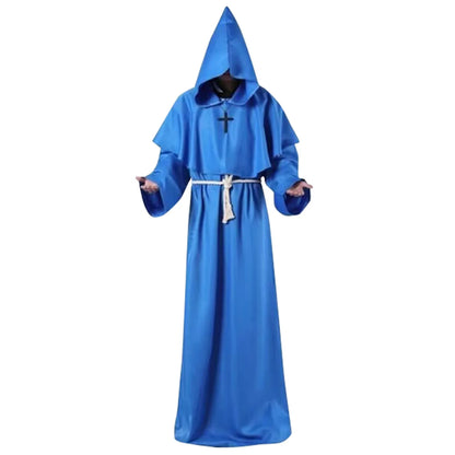 Monk Cosplay Outfit – Medieval Robe for Priest, Wizard & Costume Play