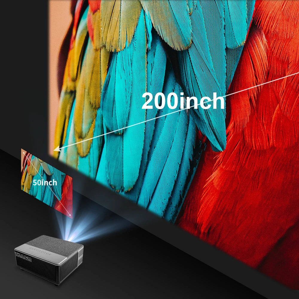 ThundeaL TD98W: Native 1080P Full HD Android Projector (4K Support)