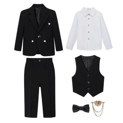 Little Gentleman Suit – Boys’ Formal Outfit for Wedding & Birthday