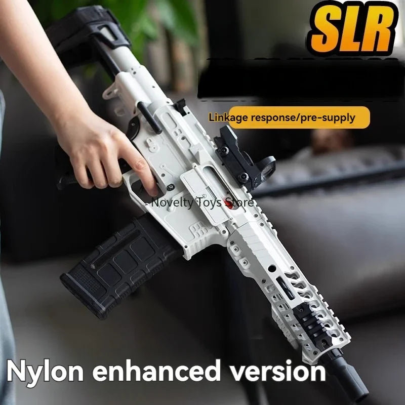 SLR Nylon Toy Gun Electric Water Gel Ball Paintball Airsoft Pneumatic Hydrogel Gun Rifle Sniper for Adults Boy CS Games Fighting