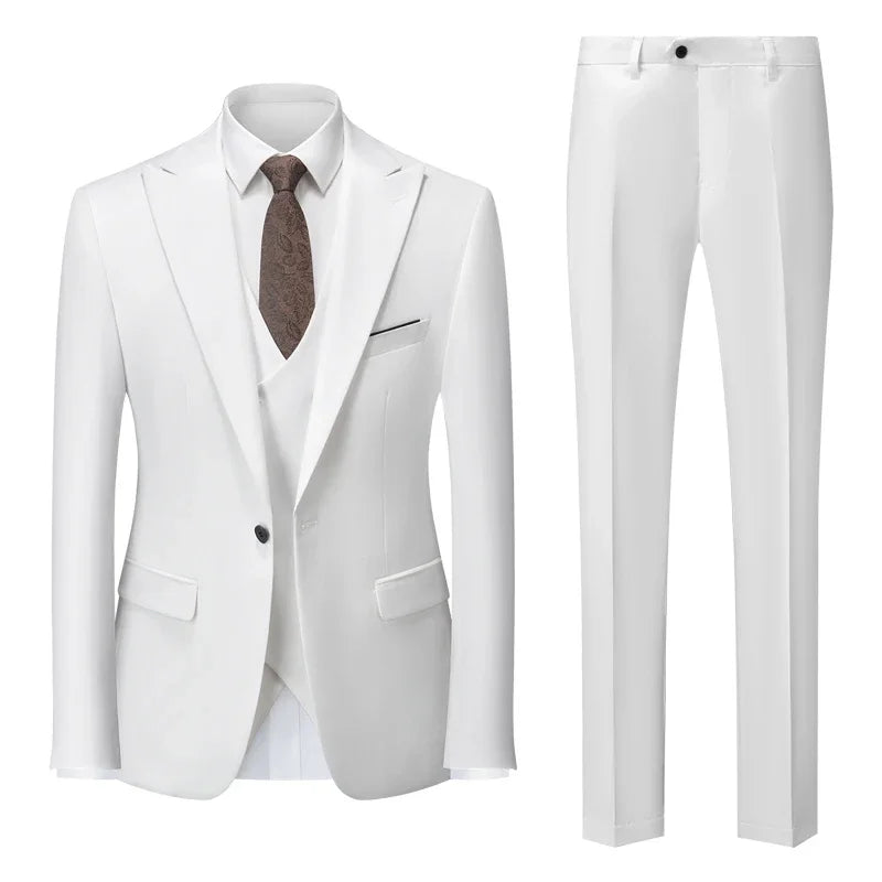 Groom & Business Wear – Italian Slim Gentleman Suit Blazer