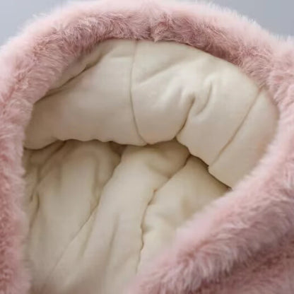 Warm Girls’ Jacket – Long Sleeve Plush Outerwear