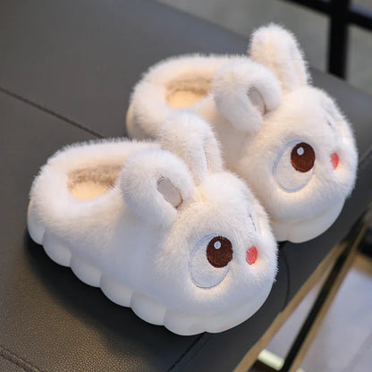 Warm Fluffy Rabbit Slippers for Boys & Girls