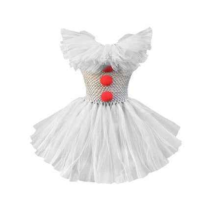 Children’s Horror Clown Outfit – Carnival & Halloween Party Set