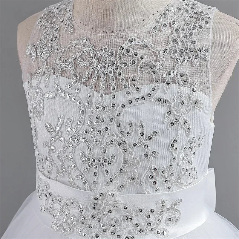 Princess Party Dress – Lace Formal Dress for Girls