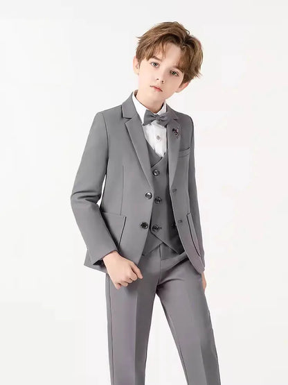 Boys’ Multi-Occasion 5-Piece Suit – Formal Event & Performance Wear