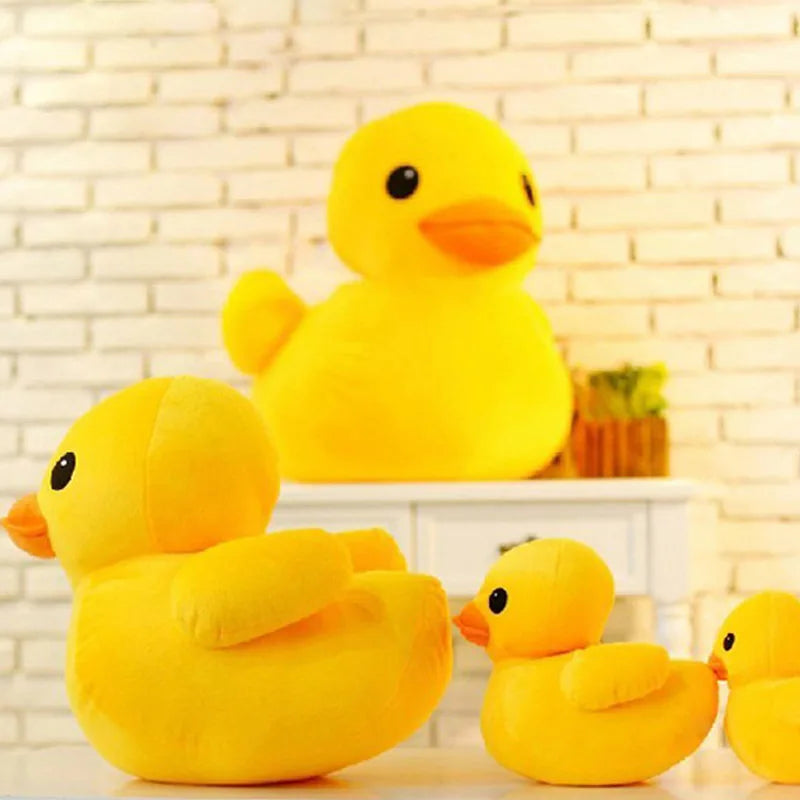 20cm Kawaii Yellow Duck Plush - Soft Stuffed Toy for Kids & Babies