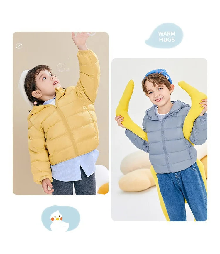 Kids’ Lightweight Duck Down Jacket – Fall & Winter