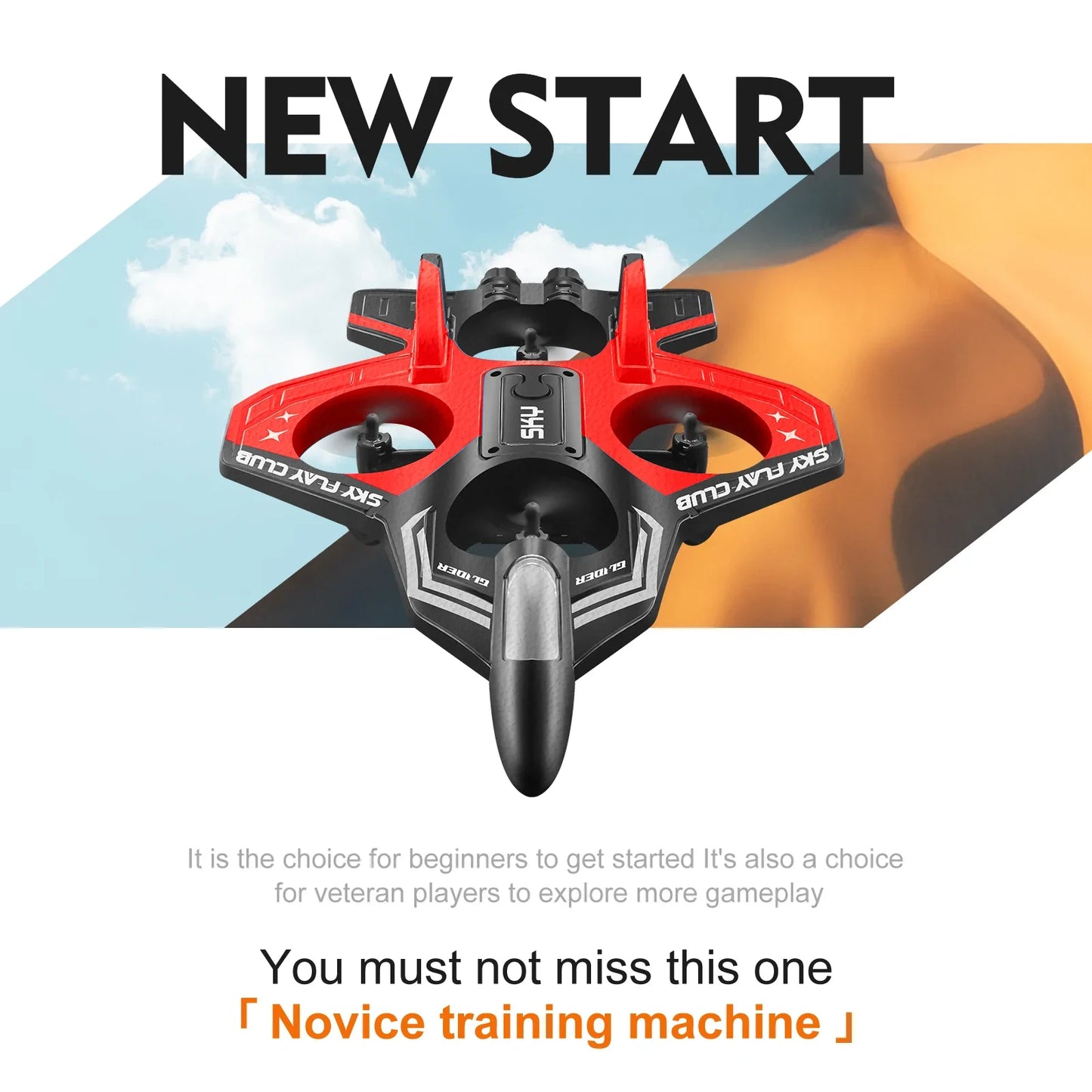 RC Helicopter Toy – 4-Motor Stable Foam Glider for Boys & Girls