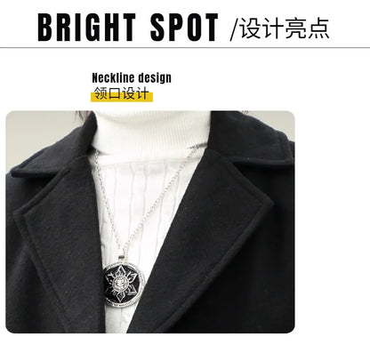 Fall & Winter Boys Jacket – Velvet Wool Outerwear