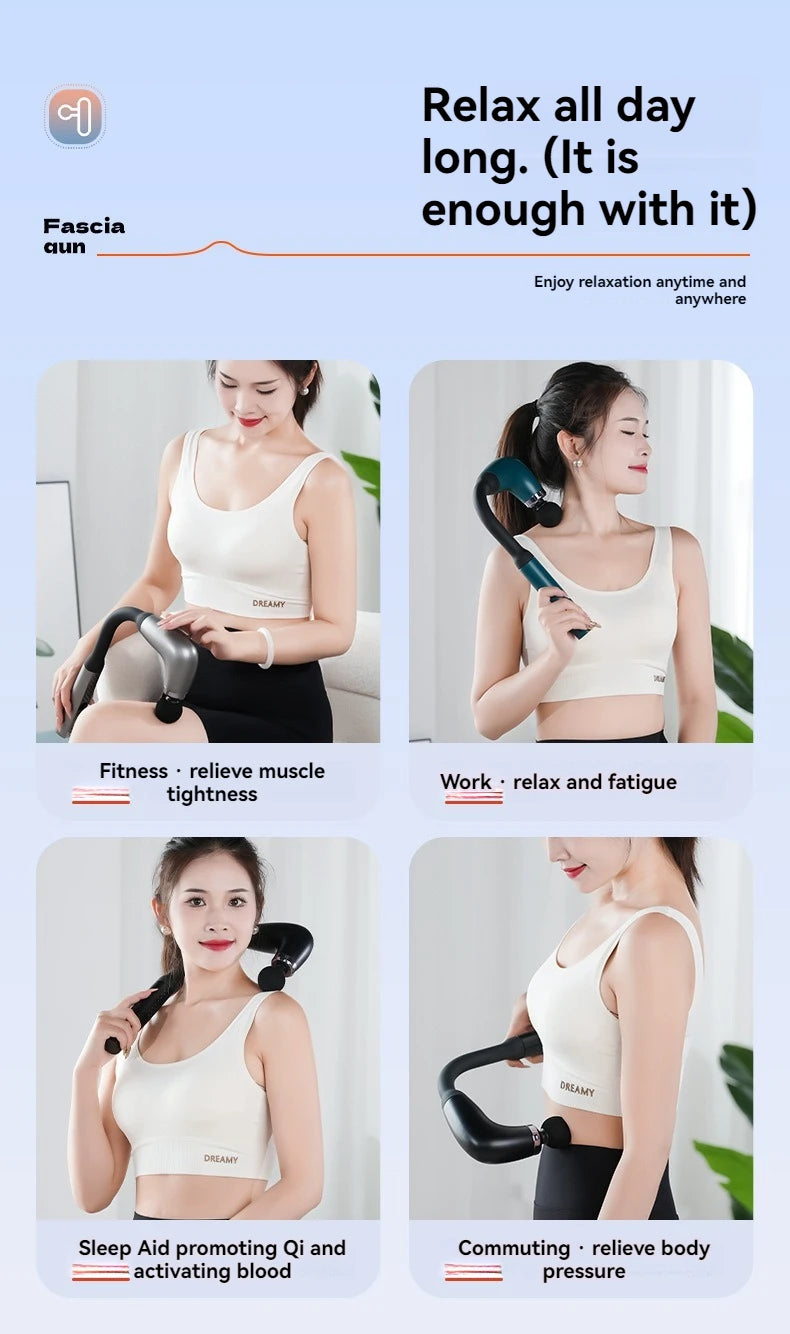 2025 Smart Deep Tissue Massager: The Ultimate Handheld Back Artifact - Ultra Shoppings