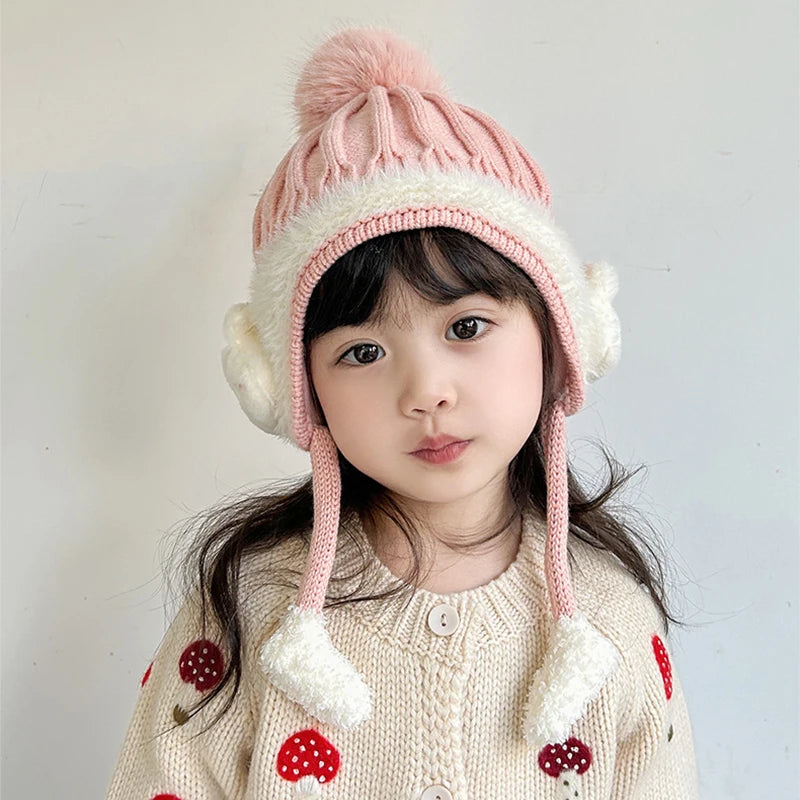 Winter Baby Cap – Velvet Lined & Cozy