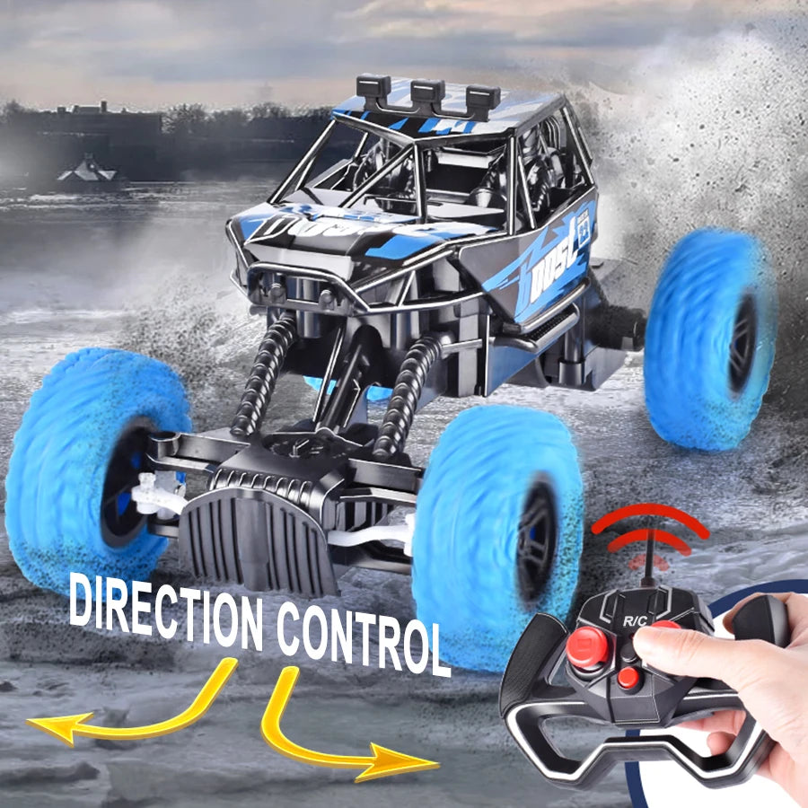 Off-Road RC Car with Flashing Lights – Perfect Gift for Kids!