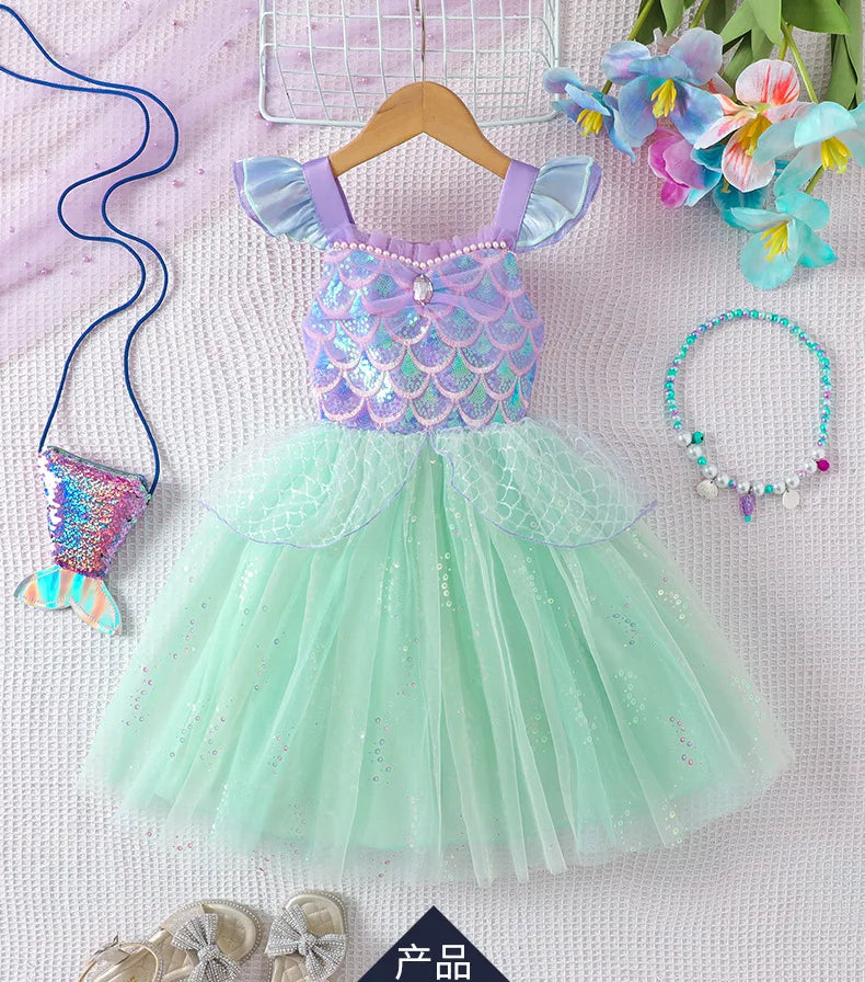 Princess Sequin Dress – Baby Girl Summer Fantasy