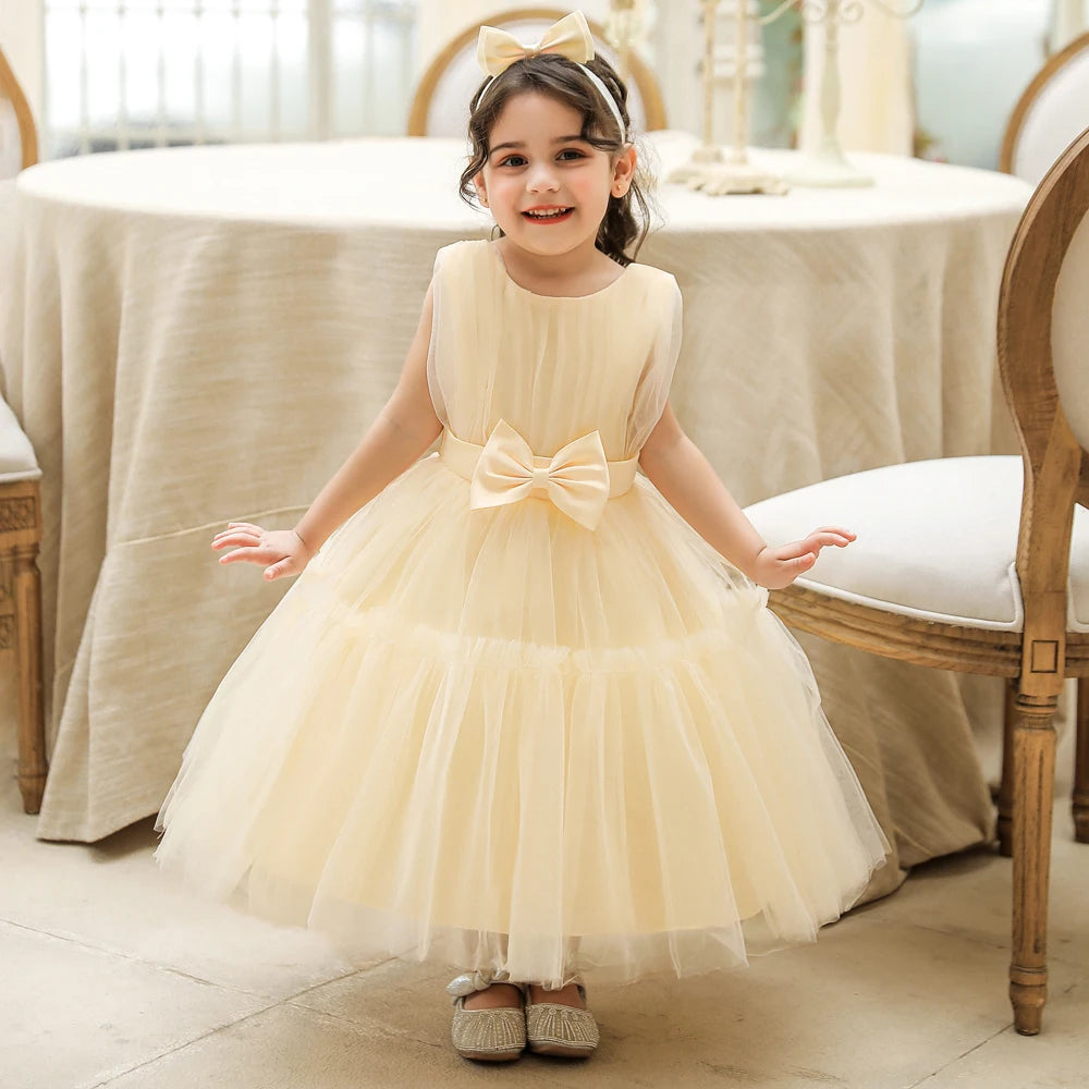 Baby Girl 1st Birthday Dress – Tulle Princess Gown