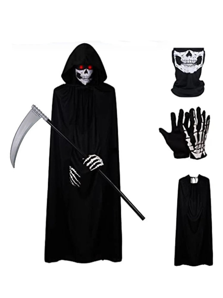 Halloween Demon Ghost Costume – Adult & Children Cosplay Outfit